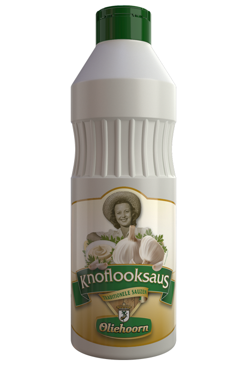 Oliehoorn_900ml_Knoflooksaus