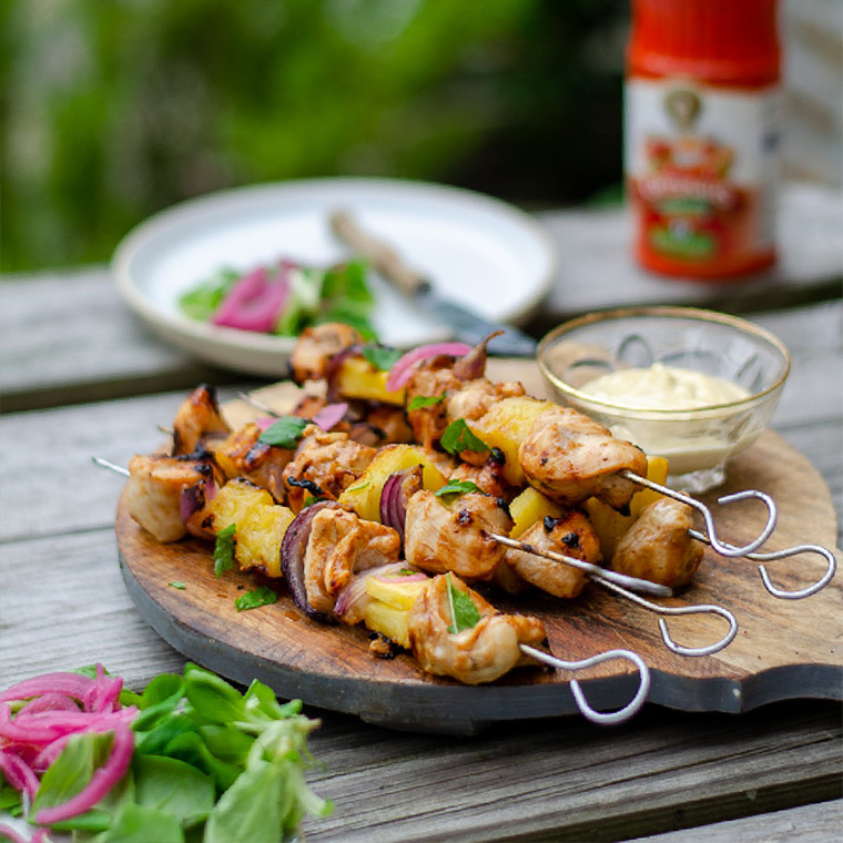 Recept_Currysaus_Barbecuespiesjes